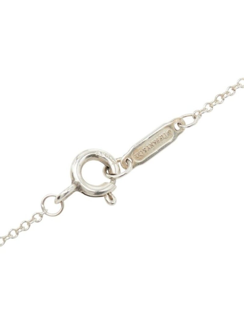 ★SOLD★ Tiffany & Co Return to Heart Tag Key Pendant Necklace Silver - Picture 5 of 7